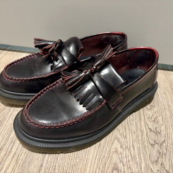 Dr.Martens Adrian Carrara Leather Tassel Loafers US size 6 Men & 7 Women - Picture 2 of 7